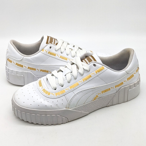 Puma Cali Taping Jr. White Gold Size 7 - Picture 1 of 6